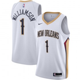 New Orleans Pelicans Zion Williamson 1 Nike 2020-2021 Association Edition Miesten Pelipaidat Swingman
